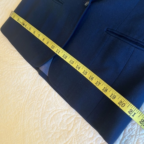 Pendleton 100% Wool Blazer Lined Women's 16 Blue Button Preppy Career Classic - Picture 10 of 17